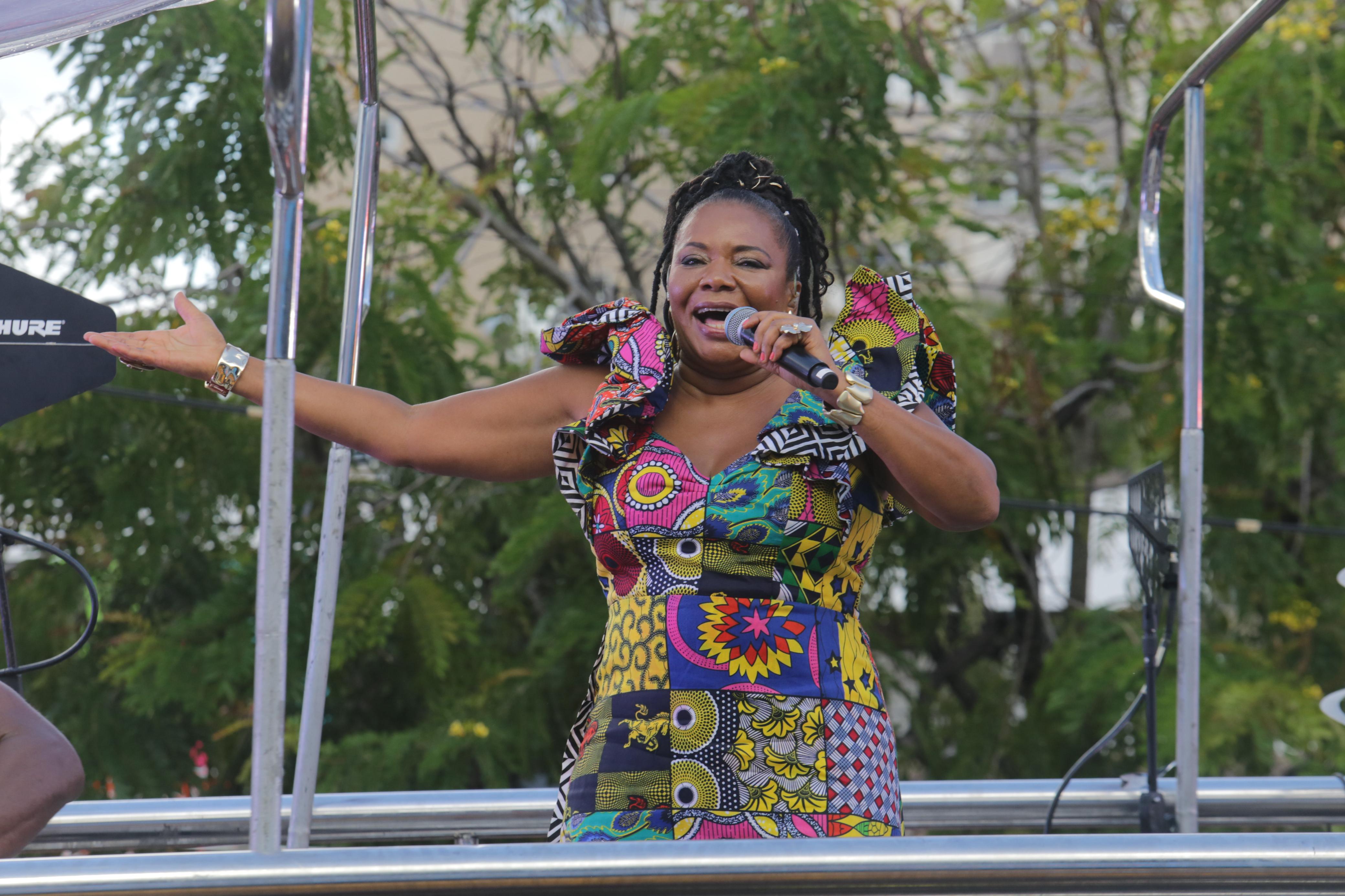 A cantora e ministra da Cultura Margareth Menezes