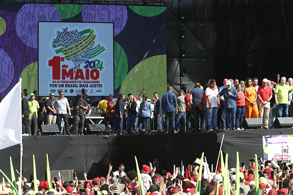 Ato de 1º de Maio de 2024 em São Paulo Ato de 1º de Maio de 2024 em São Paulo