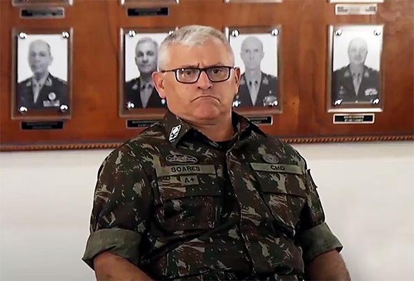 O ex-chefe do Estado-Maior Fernando José Sant’Ana Soares e Silva O ex-chefe do Estado-Maior Fernando José Sant’Ana Soares e Silva