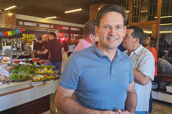 O presidente do PL da Bahia, João Roma