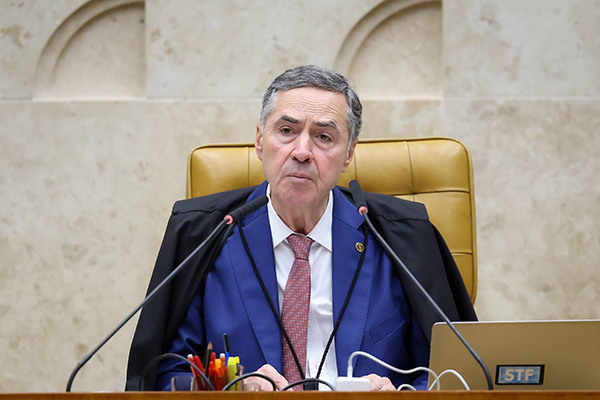 O presidente do STF, Luís Roberto Barroso
