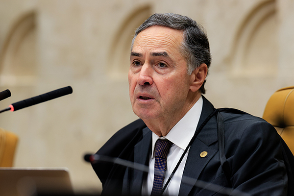 O ministro do STF (Supremo Tribunal Federal), Luís Roberto Barroso O ministro do STF (Supremo Tribunal Federal), Luís Roberto Barroso