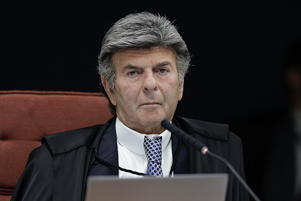 O ministro Luiz Fux, do STF (Supremo Tribunal Federal)
