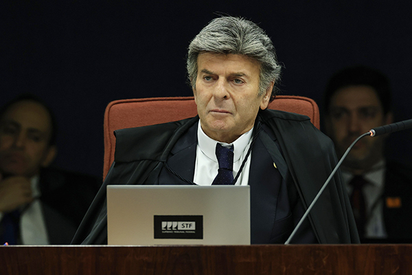 O ministro Luiz Fux, do STF (Supremo Tribunal Federal) O ministro Luiz Fux, do STF (Supremo Tribunal Federal)