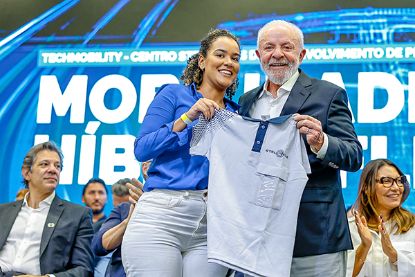 O presidente Lula (PT) participou de evento da montadora Stellantis, em Betim (MG), nesta terça-feira O presidente Lula (PT) participou de evento da montadora Stellantis, em Betim (MG), nesta terça-feira