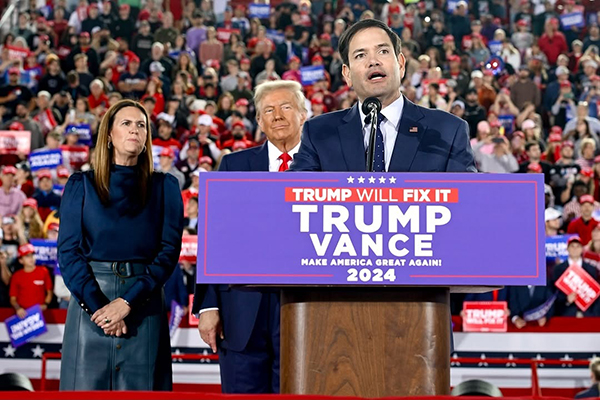 O secretário de Estado dos EUA, Marco Rubio