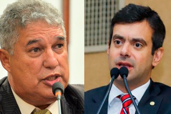 Os líderes do governo, deputado Rosemberg Pinto (PT), e da oposição, deputado Tiago Correia (PSDB) Os líderes do governo, deputado Rosemberg Pinto (PT), e da oposição, deputado Tiago Correia (PSDB)