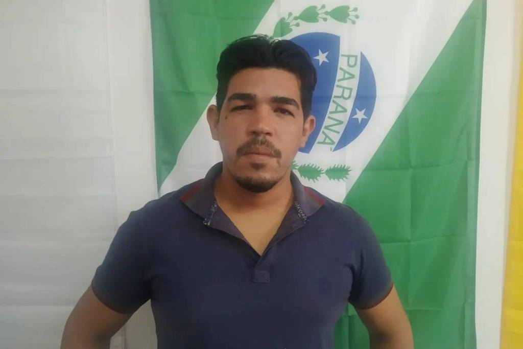 O indígena Helielton dos Santos, que foi transferido para prisão domiciliar por ordem de Alexandre de Moraes