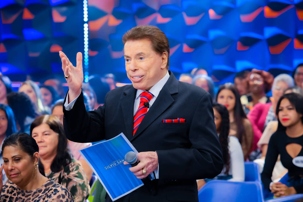 O apresentador Silvio Santos, que morreu no ano passado