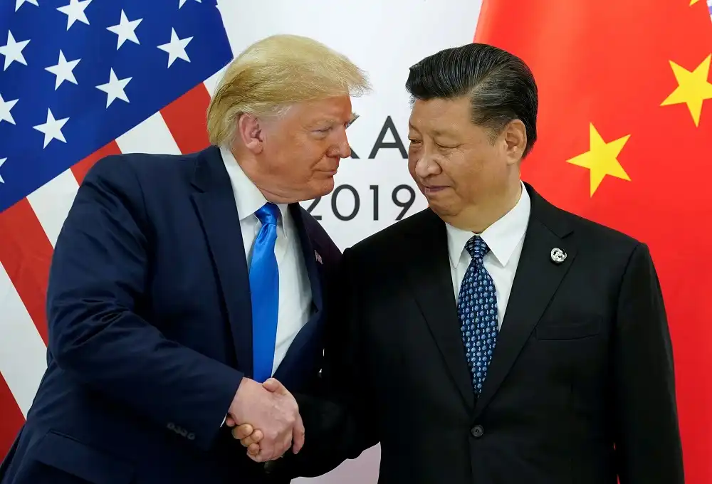 Trump e Xi Jinping Trump e Xi Jinping
