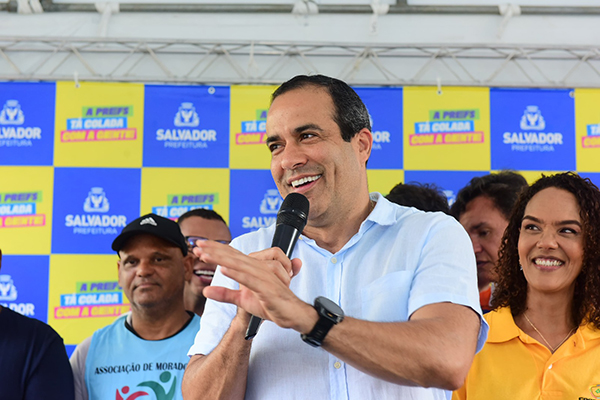 O prefeito Bruno Reis (União Brasil)