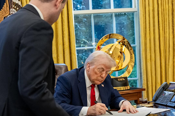 O presidente dos EUA, Donald Trump