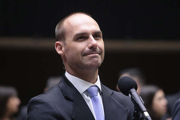 O deputado federal Eduardo Bolsonaro (PL-SP) O deputado federal Eduardo Bolsonaro (PL-SP)