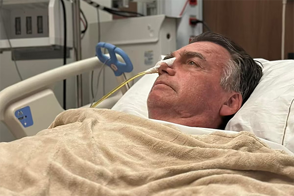 O ex-presidente Jair Bolsonaro