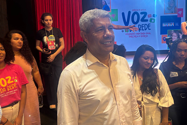 O governador da Bahia, Jerônimo Rodrigues (PT)