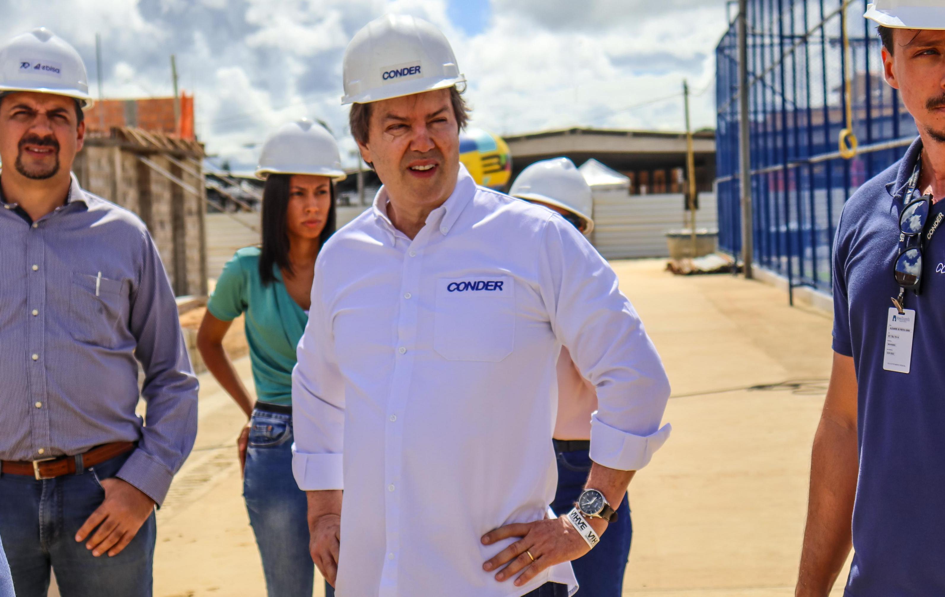 Responsável pela execução da obra, José Trindade agradeceu ao governador Jerônimo pela confiança depositada na equipe da Conder Responsável pela execução da obra, José Trindade agradeceu ao governador Jerônimo pela confiança depositada na equipe da Conder