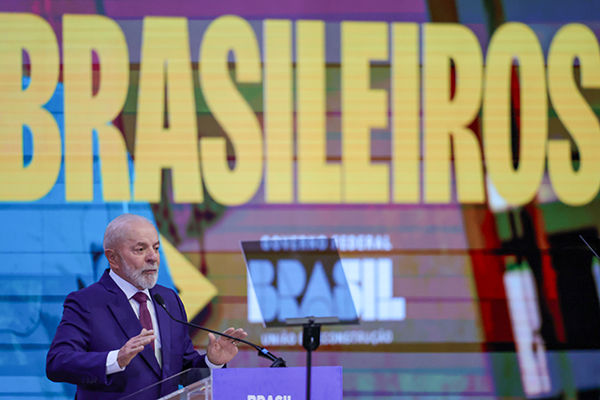 O presidente Lula (PT) fez nesta quinta-feira (3) um evento para divulgação de um balanço das ações da gestão O presidente Lula (PT) fez nesta quinta-feira (3) um evento para divulgação de um balanço das ações da gestão