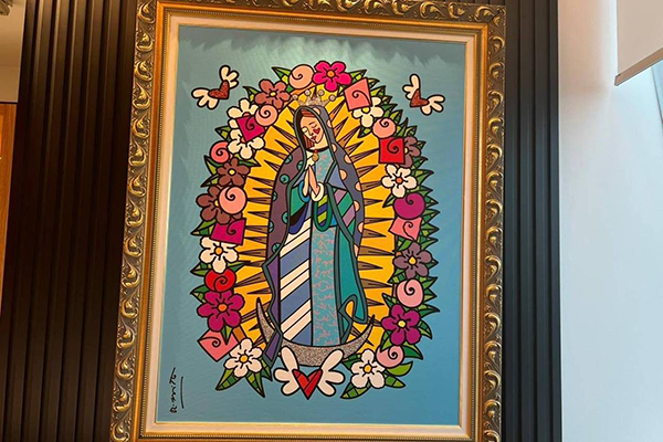 Obra de Romero Britto encontrada durante investigação