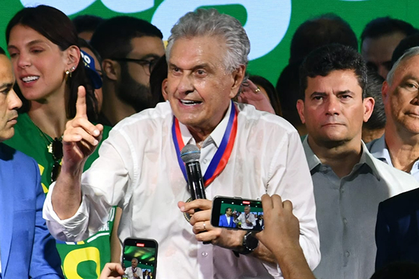 O governador de Goiás, Ronaldo Caiado (União)