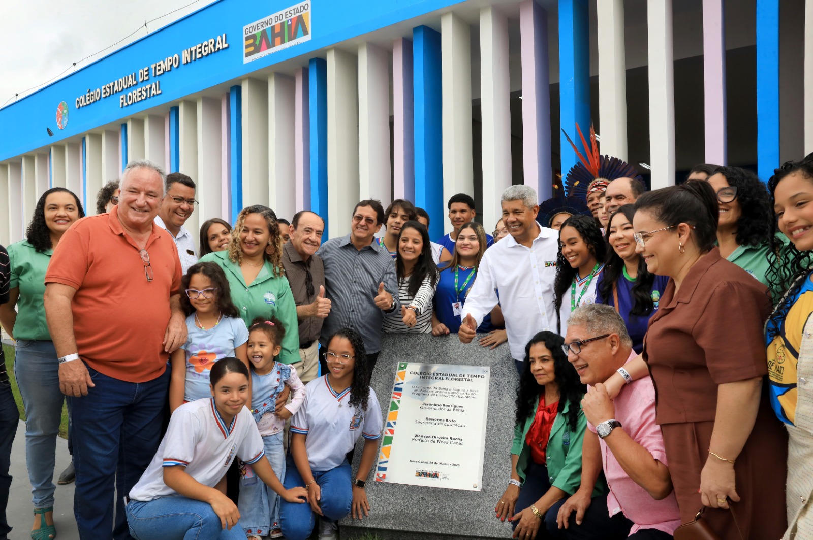 Nova sede do colégio entregue por Jerônimo Rodrigues, contou com um investimento de R$ 16 milhões realizado pela Secretaria da Educação do Estado (SEC) e obras executadas pela Companhia de Desenvolvimento Urbano do Estado da Bahia (Conder)
