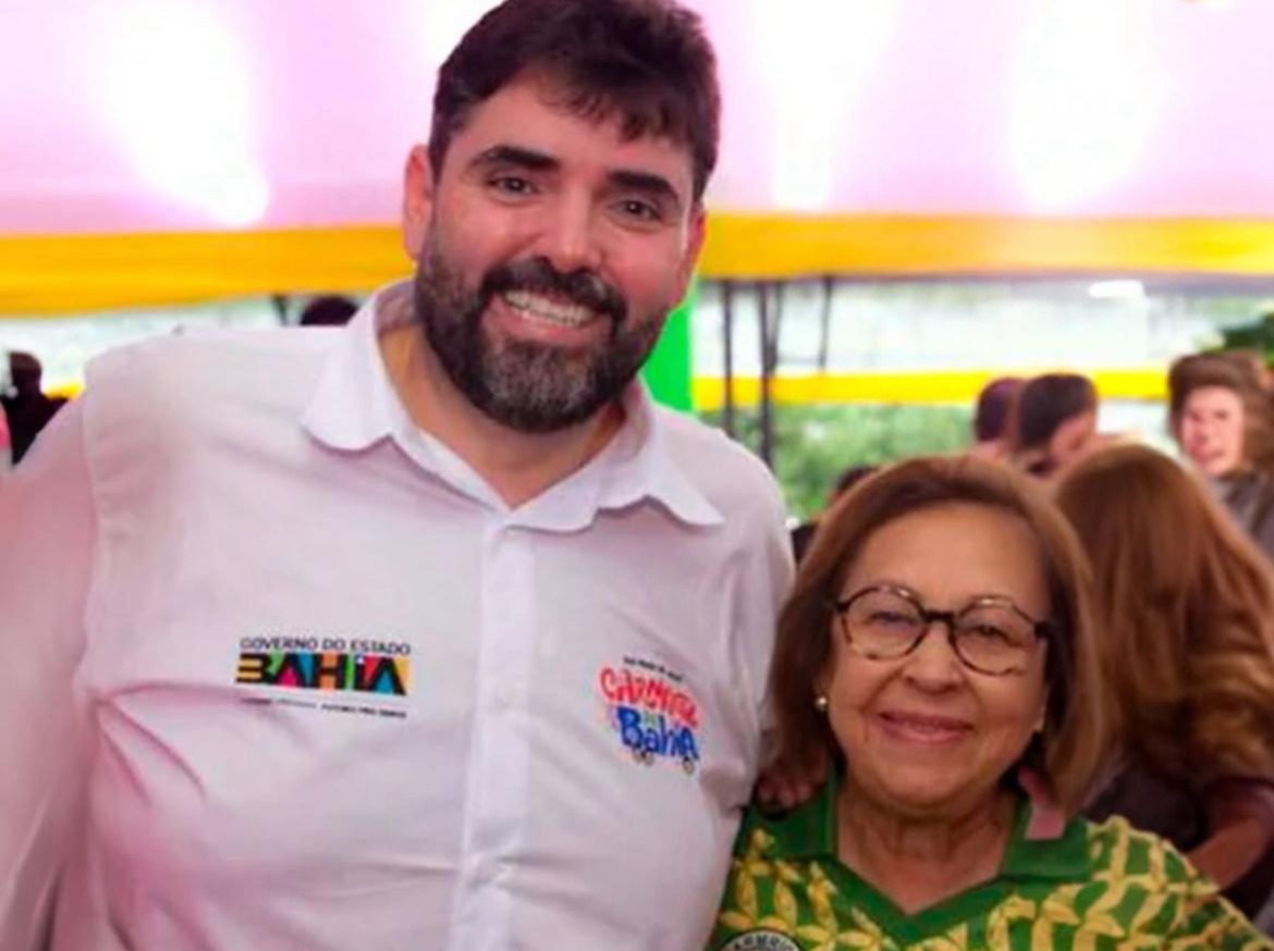 Adolpho Loyola e a deputada Lidice da Mata 