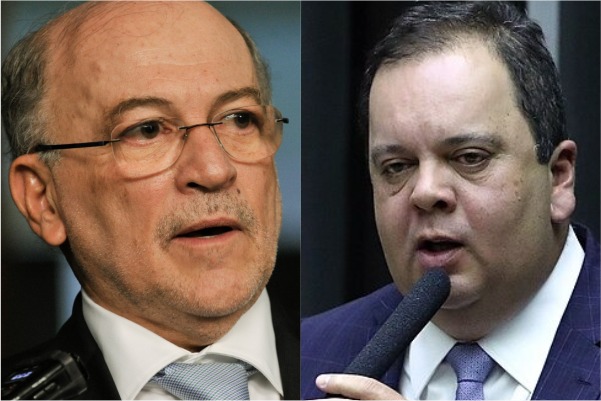 O ministro do Tribunal de Contas da União, Aroldo Cedraz, e o deputado federal Elmar Nascimento (União Brasil) O ministro do Tribunal de Contas da União, Aroldo Cedraz, e o deputado federal Elmar Nascimento (União Brasil)
