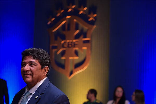 O presidente da CBF, Ednaldo Rodrigues
