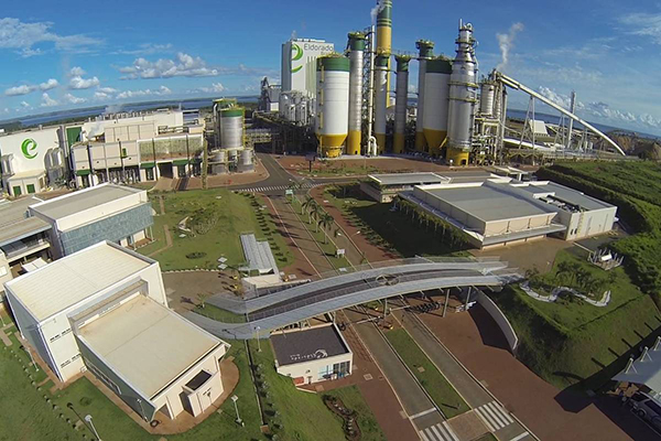 Fábrica da Eldorado em Três Lagoas (Mato Grosso do Sul)