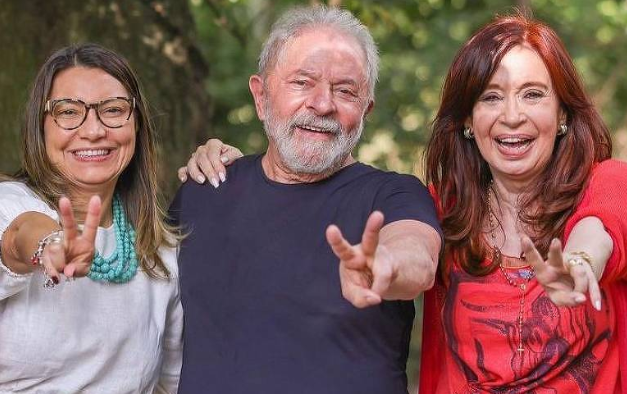 Janja, Lula e Cristina Kirchner