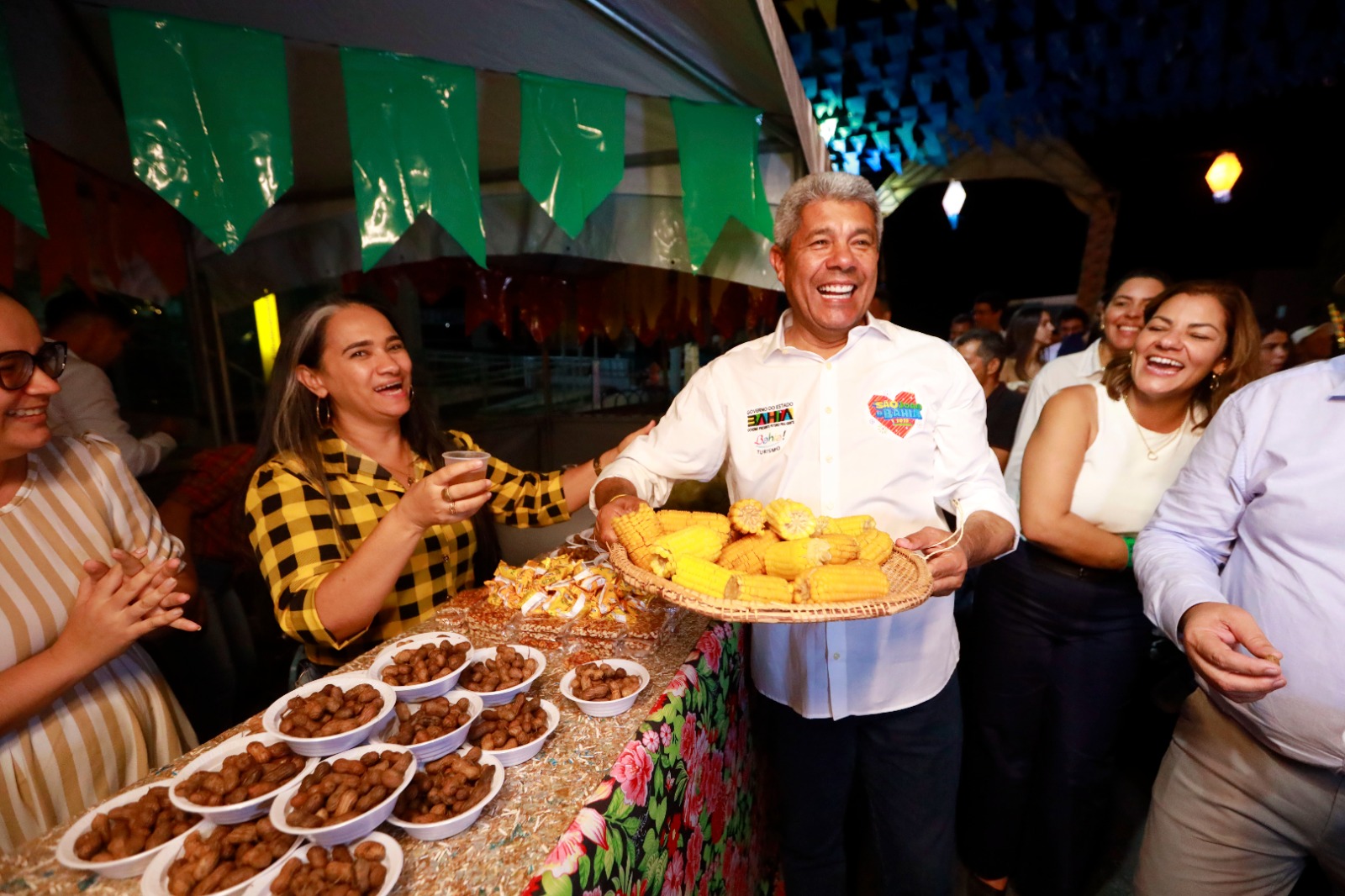 O governador Jerônimo Rodrigues e secretários estaduais, participaram das boas-vindas ao evento O governador Jerônimo Rodrigues e secretários estaduais, participaram das boas-vindas ao evento