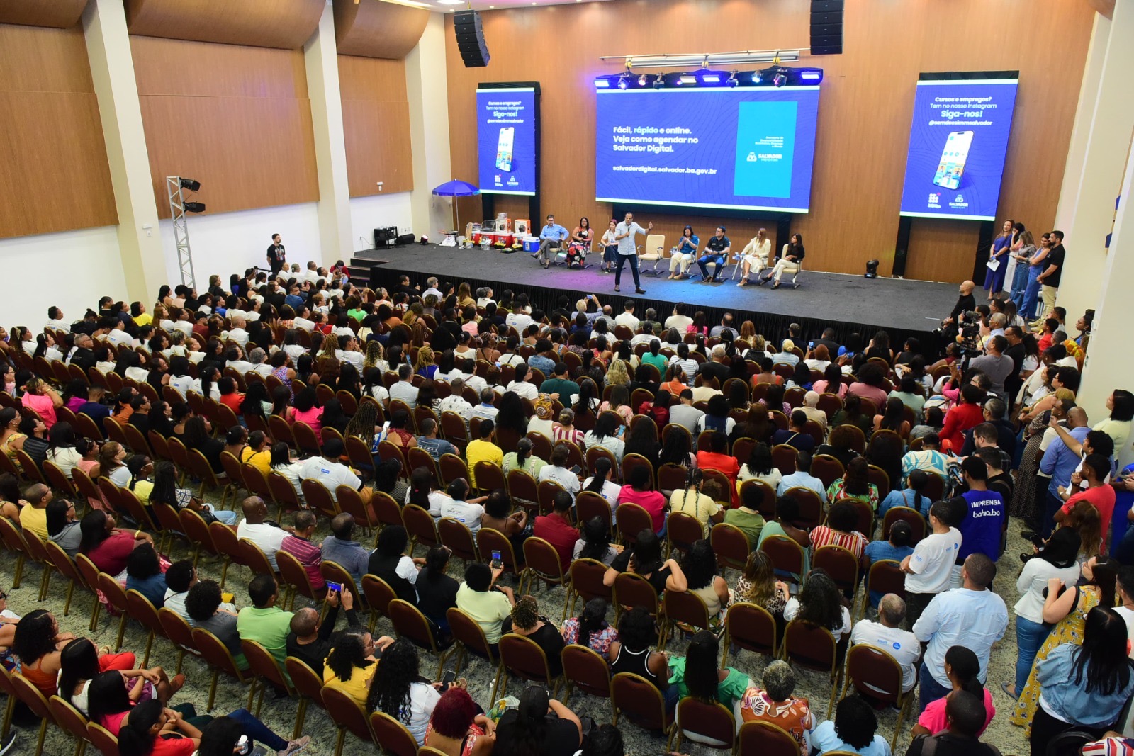 A solenidade ocorreu no auditório do Centro de Cultura Cristã da Bahia (Cecba), no Stiep, e contou com a presença do prefeito Bruno Reis