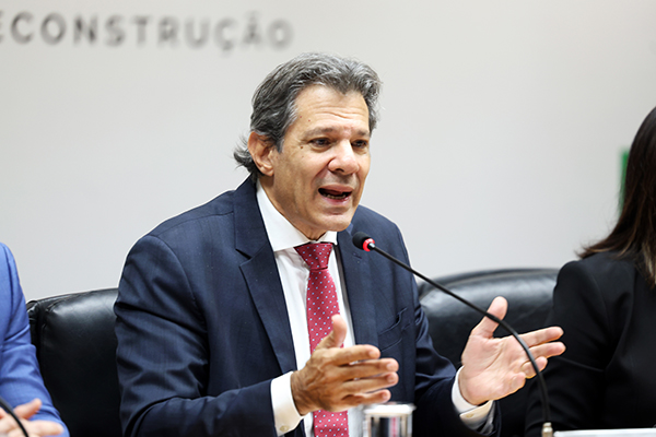 O ministro Fernando Haddad (Fazenda) O ministro Fernando Haddad (Fazenda)