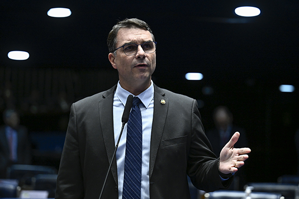 O senador Flávio Bolsonaro (PL-RJ) O senador Flávio Bolsonaro (PL-RJ)