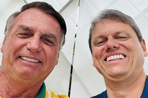 O ex-presidente Jair Bolsonaro (PL) e o governador de São Paulo, Tarcísio de Freitas O ex-presidente Jair Bolsonaro (PL) e o governador de São Paulo, Tarcísio de Freitas
