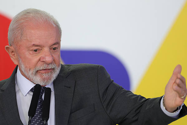 O presidente Lula O presidente Lula