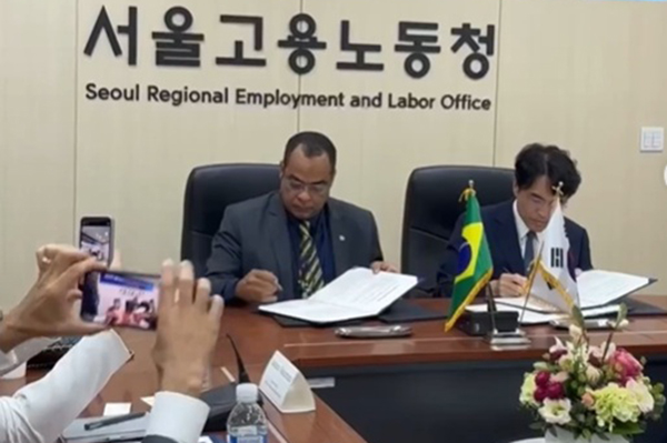 O secretário de Qualificação, Emprego e Renda, Magno Lavigne, representou o Ministério do Trabalho em viagem à Coreia do Sul