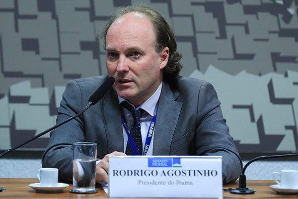 O presidente do Ibama, Rodrigo Agostinho O presidente do Ibama, Rodrigo Agostinho