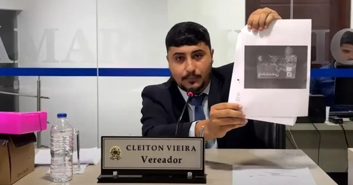 Vereador de Tanque Novo, Cleiton Vieira (PP)
