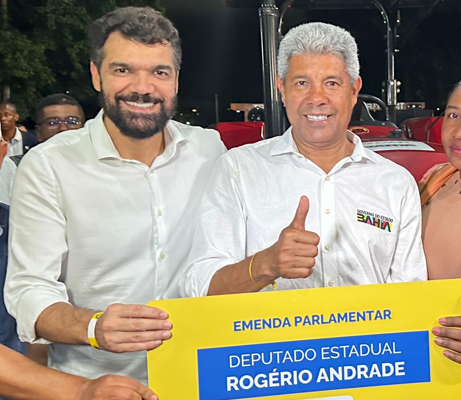 Deputado estadual Rogério Andrade (MDB) e Jerônimo Rodrigues Deputado estadual Rogério Andrade (MDB) e Jerônimo Rodrigues
