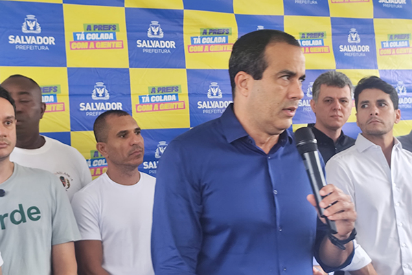 O prefeito Bruno Reis O prefeito Bruno Reis