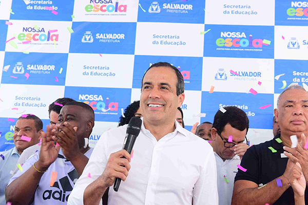 O prefeito Bruno Reis (União Brasi) O prefeito Bruno Reis (União Brasi)