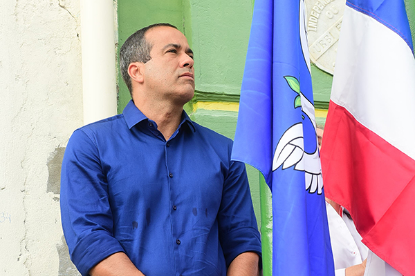 O prefeito Bruno Reis