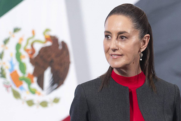 A presidente do México, Claudia Sheinbaum A presidente do México, Claudia Sheinbaum