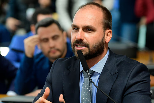 Deputado federal licenciado Eduardo Bolsonaro Deputado federal licenciado Eduardo Bolsonaro