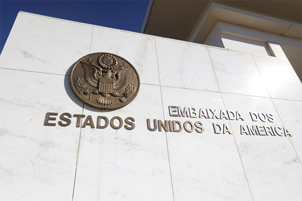 Fachada da Embaixada dos Estados Unidos em Brasília Fachada da Embaixada dos Estados Unidos em Brasília