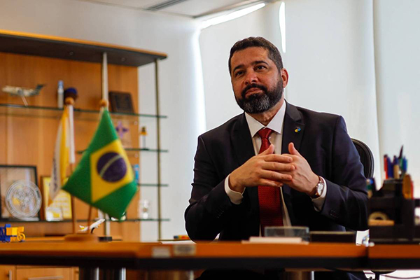 O presidente dos Correios, Fabiano Silva dos Santos