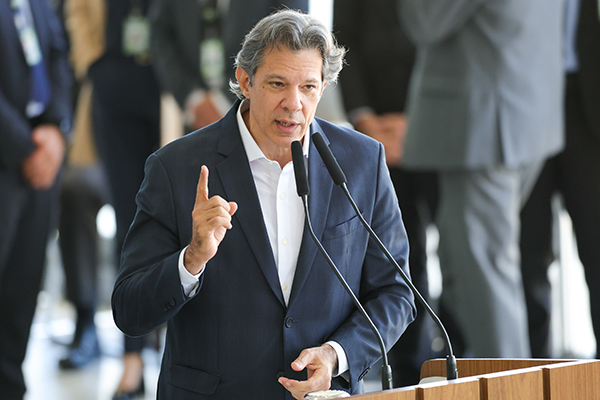Ministro Fernando Haddad (Fazenda) em balanço do programa Desenrola em São Paulo Ministro Fernando Haddad (Fazenda) em balanço do programa Desenrola em São Paulo