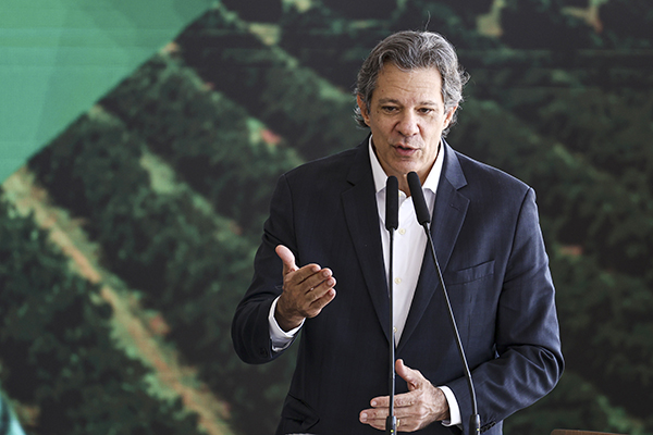 O ministro Fernando Haddad (Fazenda) O ministro Fernando Haddad (Fazenda)