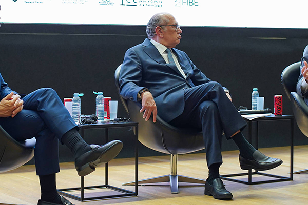 O ministro do STF, Gilmar Mendes, durante evento no Fórum de Lisboa