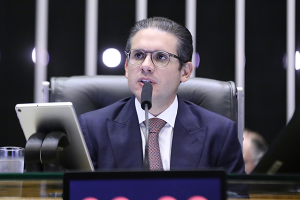 O presidente da Câmara dos Deputados, Hugo Motta (Republicanos-PB)